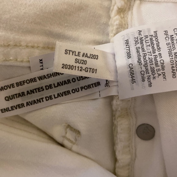 Madewell Women's Classic Straight Crop Jeans Tile White AJ203 NWT $128 - Picture 9 of 13